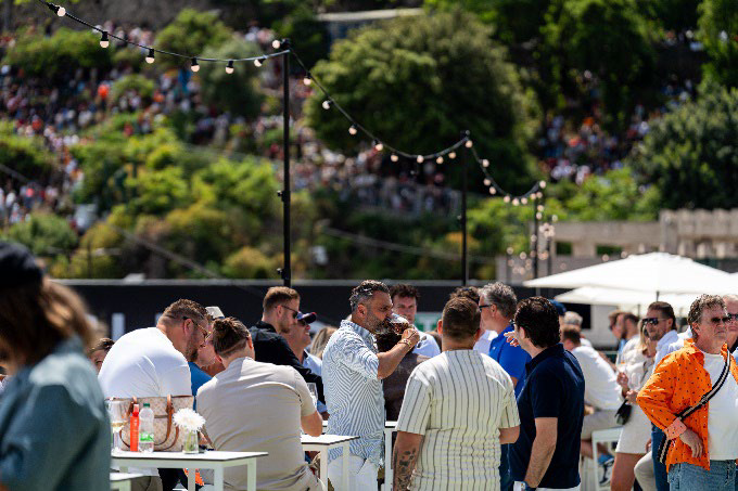 Monaco hospitality party moment