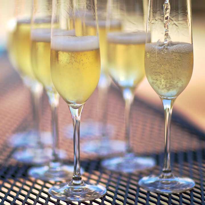 Champagne and open bar at Velocity Terrace Singapore